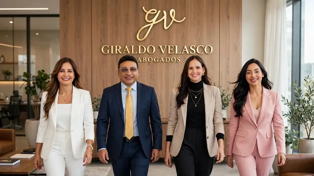 Equipo de Giraldo Velasco Abogados en la oficina de Cali